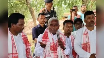 बंगाल जीत के बाद झारग्राम पहुंचे चंपाई सोरेन, आदिवासी समाज ने किया भव्य स्वागत