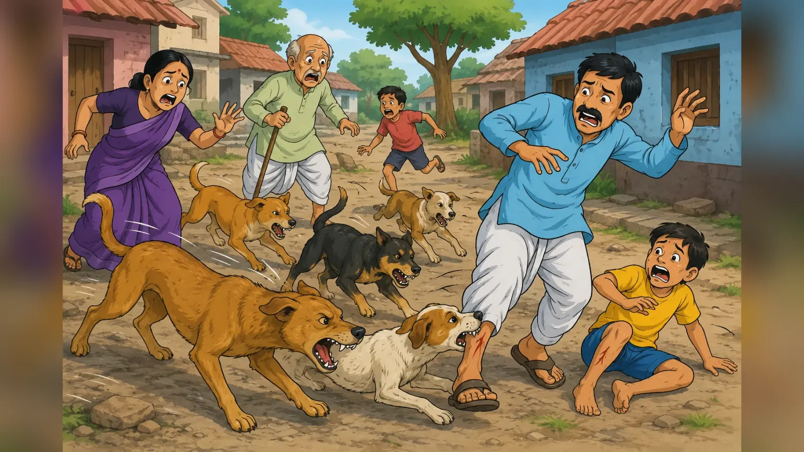 सहरसा में आवारा कुत्तों का आतंक, आधा दर्जन से अधिक लोगों को काटकर किया घायल