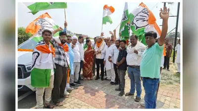मधुबनी: जिला प्रवेश पर कांग्रेस प्रदेश अध्यक्ष राजेश राम का भव्य स्वागत