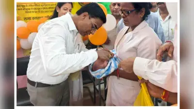 कुशेश्वरस्थान सीएचसी से शुरू हुआ पाँच दिवसीय पल्स पोलियो अभियान, डीएम ने दिए सख्त निर्देश