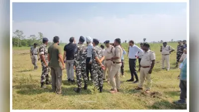 भारत-नेपाल सीमा पर प्रशासन अलर्ट, डीएम ने विवादित सुस्ता क्षेत्र का किया निरीक्षण