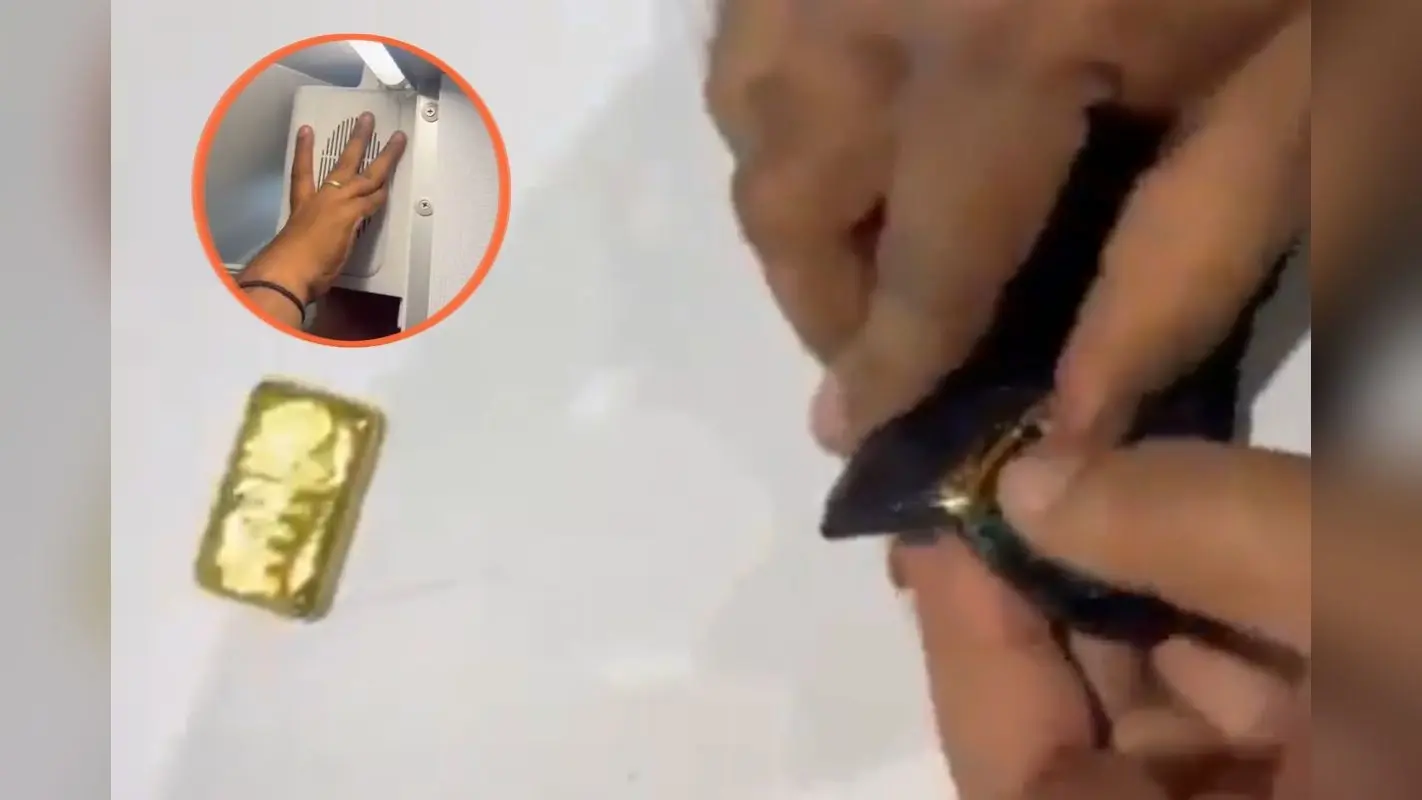 Watch Video : दुबई से आई फ्लाइट में करोड़ों का गोल्ड! टॉयलेट बना तस्करों का ठिकाना