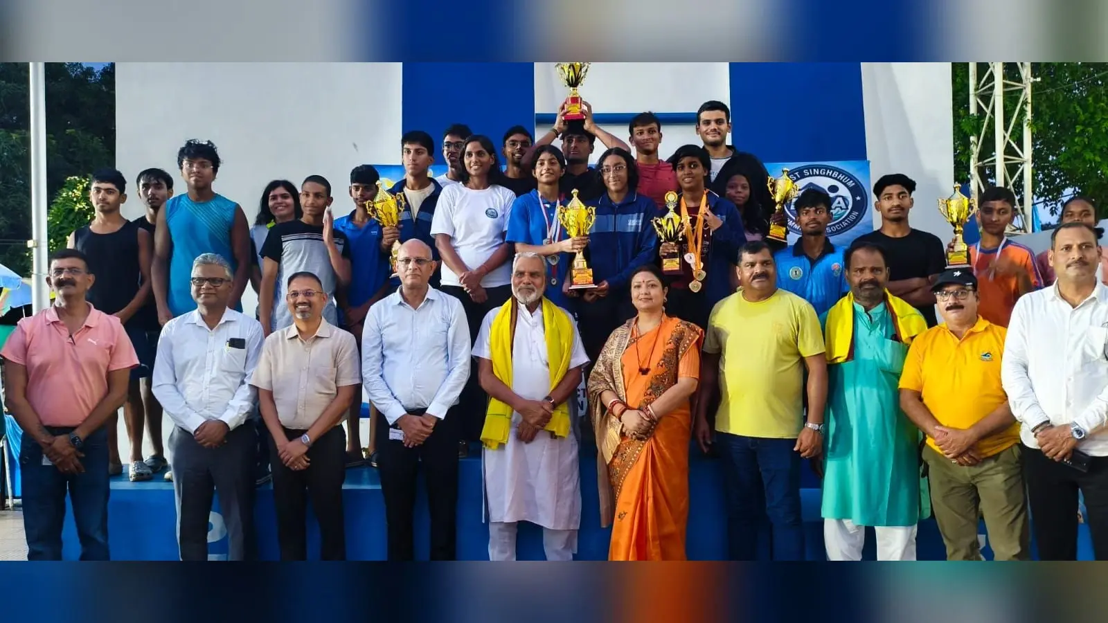 Jharkhand swimming: पूर्वी सिंहभूम की टीम दोनों वर्गों में बनी चैंपियन
