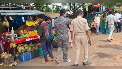 एम्स के सामने से पुलिस ने हटवाये अवैध रूप से खड़े वाहन