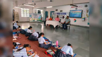 पर्यावरण संरक्षण संदेश से बच्चों ने रोशन किया मंच