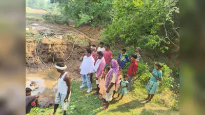विधायक ने देखी गांव की पेयजल समस्या