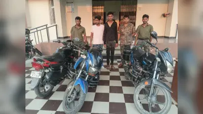 30 लीटर शराब व तीन बाइकों के साथ दो तस्कर गिरफ्तार