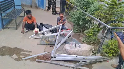 सदर अस्पताल के न्यू मॉर्चरी हाउस में चोरी की कोशिश, दो युवक गिरफ्तार