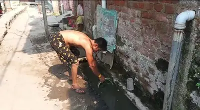 भागलपुर. हबीबपुर के वार्ड 2 में बदहाली की हद, खुद नालियां साफ करने को मजबूर हुए लोग