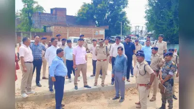 श्रावणी मेला से पहले चालू होगा कटोरिया बाइपास, डीएम-एसपी ने किया निरीक्षण