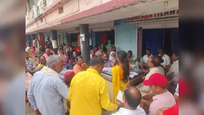 ग्रामीणों ने पीड़ित के पुनर्वास का लिया संकल्प