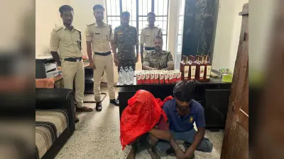 21.840 लीटर विदेशी शराब के साथ दो तस्कर गिरफ्तार