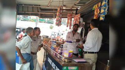 जसीडीह में तंबाकू नियंत्रण को लेकर छापेमारी, छह दुकानदारों से वसूला जुर्माना