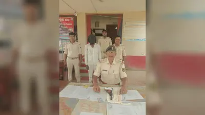 पिस्टलनुमा एयरगन के साथ युवक गिरफ्तार
