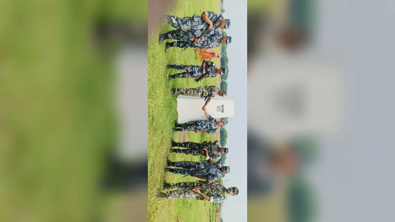 भारत-नेपाल सीमा पर एसएसबी-एपीएफ ने की गश्ती