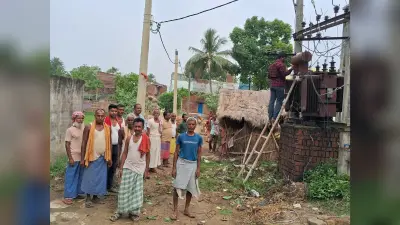 चांदा गांव में नया ट्रांसफार्मर लगने से बहाल हुई बिजली आपूर्ति