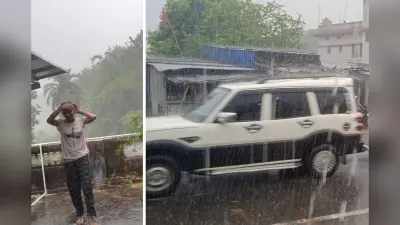 बांका में झमाझम बारिश से बदला मौसम का मिजाज, भीषण गर्मी से मिली बड़ी राहत