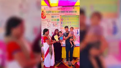 पोषण चैंपियन उपाधि से 60 स्टार पैरेंट्स को किया गया सम्मानित