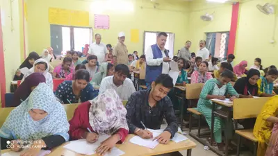 शांतिपूर्ण माहौल में शुरू हुई परीक्षा