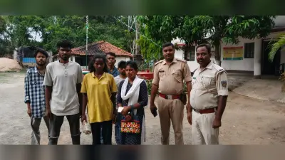 बिंदापाथर पुलिस ने मानसिक रूप से अस्वस्थ युवती को परिजनों को सौंपा
