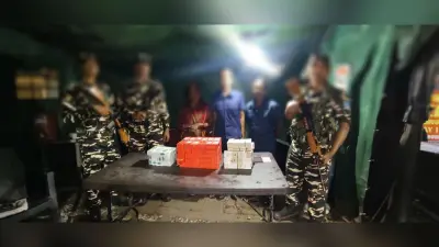ब्रांडेड कॉस्मेटिक उत्पाद जब्त, महिला गिरफ्तार