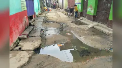 अमरपुर में महीनों से नहीं हुई नाले की उड़ाही, बदबू, मच्छर व जलजमाव से लोग त्रस्त