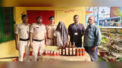 इंटरसिटी एक्सप्रेस से 29.820 लीटर अंग्रेजी शराब जब्त
