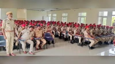 पुलिस सभा में जवानों की सुनी गयी समस्या, त्वरित समाधान का निर्देश
