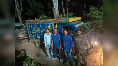 Giridh nesws :माइका लदा वाहन जब्त, चालक फरार