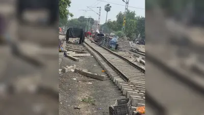 दो नंबर रेल गुमटी के पास बनने वाले ओवर ब्रिज को लेकर होगा पाइलिंग का काम