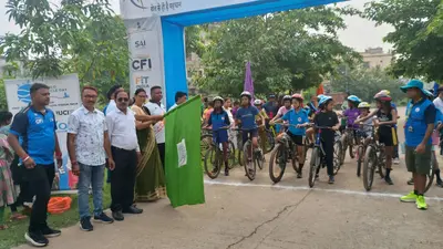 सब जूनियर कल्याणी व जूनियर सुधा साइकिलिंग में रही प्रथम