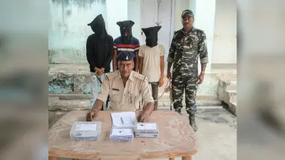 सुरा-भुरा जंगल से तीन साइबर आरोपी गिरफ्तार, कोर्ट में पेशी के बाद भेजा गया जेल