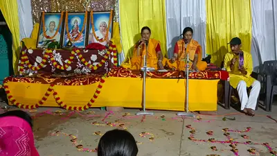 हसनगंज शिवालय में एक दिवसीय पंच कुंडीय यज्ञ का हुआ आयोजन