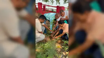 पौधरोपण व स्वच्छता अभियान चला कर से दिया पर्यावरण संरक्षण का संदेश