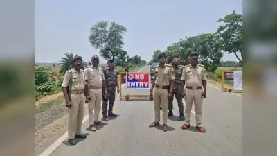 सिपाही भर्ती परीक्षा, सूर्यगढ़ा-मेदनी चौकी बॉर्डर पर नो एंट्री रही लागू