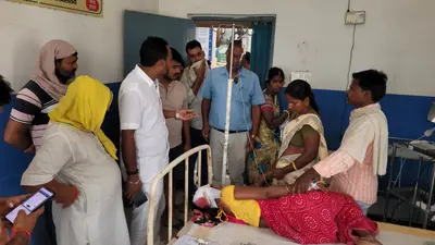 मार्केटिंग करने जा रही बाइक सवार महिला घायल, सीएचसी में भर्ती