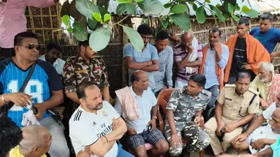 वीरपुर गोलीकांड: विधायक के आश्वासन पर शव का किया गया अंतिम संस्कार