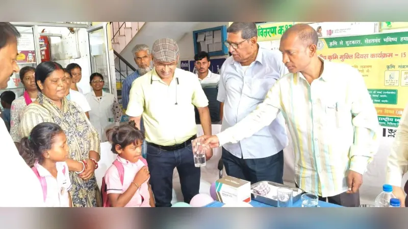19 वर्ष तक के बच्चों को कृमि संक्रमण से मुक्त करने का रखा गया लक्ष्य