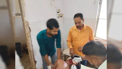 पारिवारिक विवाद में पिता ने पुत्र पर गैंता से हमला, युवक गंभीर रूप से घायल