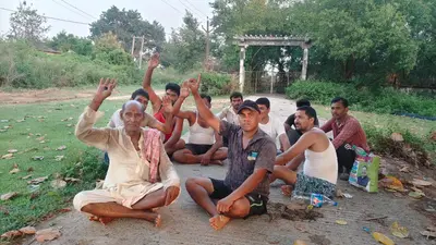 मानसून से पहले नहर निर्माण कार्य का ग्रामीणों ने किया विरोध, किसानों ने जताया नाराजगी