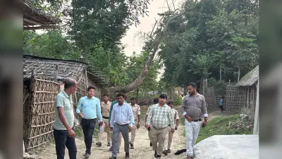 फारबिसगंज में एडीएम ने किया बाढ़ पूर्व तैयारियों का निरीक्षण