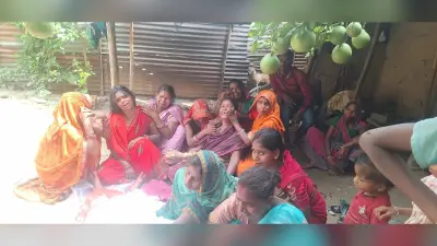 सड़क दुर्घटना में महिला की मौत, परिजनों का रो-रोकर बुरा हाल.