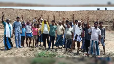 गंगटा तालाब खुदाई में अनियमितता का आरोप, ग्रामीणों ने की उच्चस्तरीय जांच की मांग