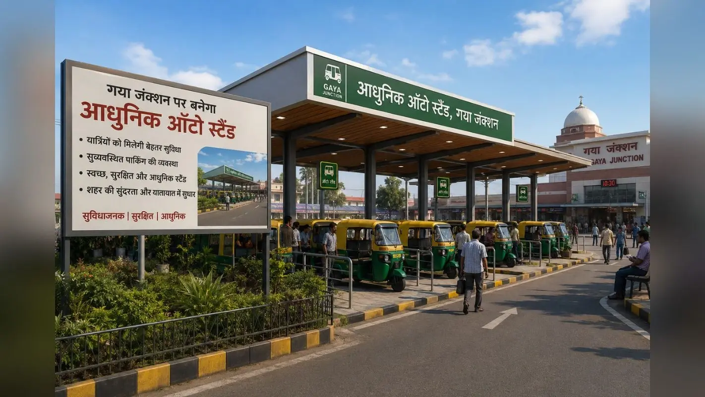बिहार के इस रेलवे स्टेशन पर बनेगा आधुनिक ऑटो स्टैंड, यात्रियों को मिलेगी बड़ी राहत, इस दिन से शुरू होगी सुविधा