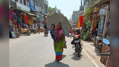 सुपौल में आसमान से बरस रही आग, सुबह 10 बजे के बाद सड़कों पर छा रहा सन्नाटा
