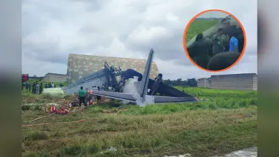 लैंडिंग के वक्त असम के जोरहाट में भारतीय वायुसेना का AN-32 विमान दुर्घटनाग्रस्त