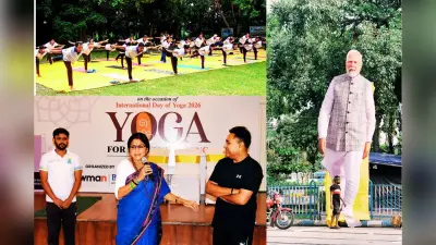 अंतरराष्ट्रीय योग दिवस : थोड़ी देर में रेड रोड पर 35000 लोग एक साथ करेंगे योगाभ्यास, पीएम मोदी करेंगे अगुवाई