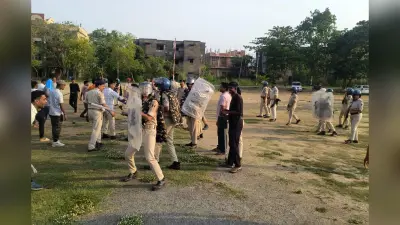 मुहर्रम को लेकर जहानाबाद पुलिस का दंगा नियंत्रण मॉक ड्रिल, एसपी की मौजूदगी में हुआ विशेष अभ्यास