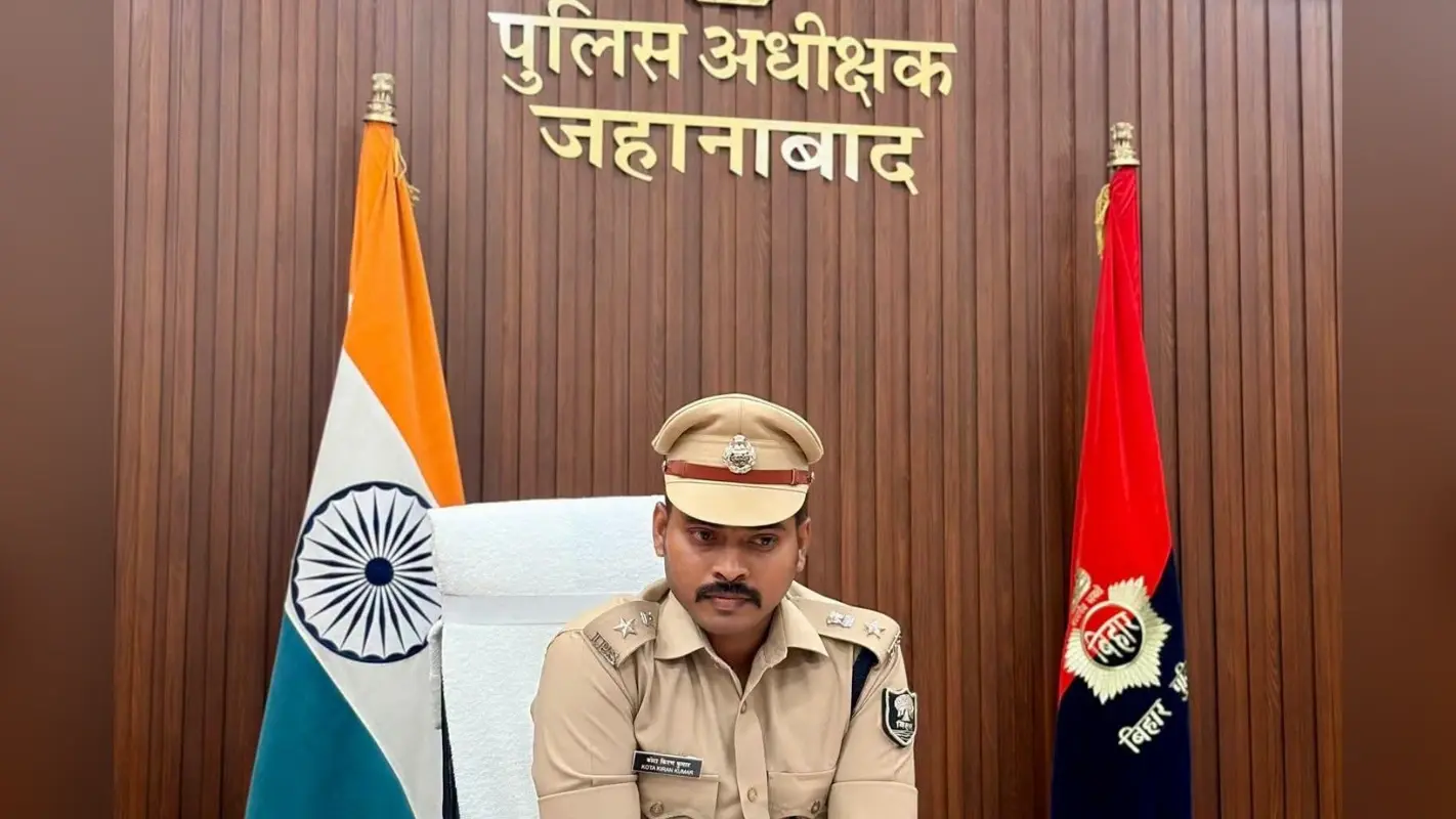 जहानाबाद के नए एसपी कोटा किरण कुमार पदभार संभालते ही एक्टिव मोड में, बालू और शराब माफिया हो जाए सावधान