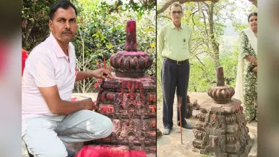कैमूर के पहाड़ पर मिला ‘महाबोधि मंदिर’, 2 फीट ऊपर, 25 फीट जमीन में दबे होने का दावा